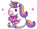 پیش‌نمایش فایل baby-unicorn-eating-donut-4278612 از پک تک شاخ