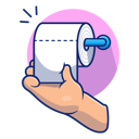 پیش‌نمایش فایل using-toilet-paper-4619202 از پک شستن دست ها