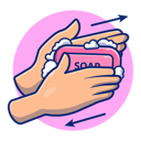 پیش‌نمایش فایل washing-hand-with-soap-4619209 از پک شستن دست ها