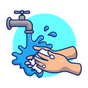 پیش‌نمایش فایل washing-hand-with-water-and-soap-4619198 از پک شستن دست ها