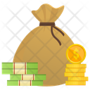 پیش‌نمایش فایل dollar-and-coin-bag-13638907 از پک پول‌های روی هم