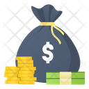 پیش‌نمایش فایل dollar-and-coin-bag-13638908 از پک پول‌های روی هم