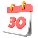 پیش‌نمایش فایل 30-date-5942253 از پک تقویم