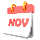 پیش‌نمایش فایل november-5942246 از پک تقویم
