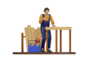 پیش‌نمایش فایل carpenter-at-work-8435090 از پک شغل
