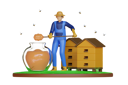 پیش‌نمایش فایل male-beekeeper-8435102 از پک شغل