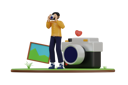 پیش‌نمایش فایل male-photographer-8435087 از پک شغل