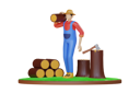 پیش‌نمایش فایل worker-cutting-tree-and-collecting-logs-8435072 از پک شغل