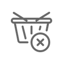 پیش‌نمایش فایل delete-cart-3981460 از پک خرید آنلاین