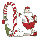 پیش‌نمایش فایل santa-and-big-lollipop-4648102 از پک بابانوئل مِرلتی