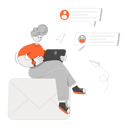 پیش‌نمایش فایل live-correspondence-with-the-client-4693258 از پک سولِرتی