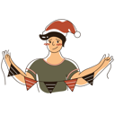 پیش‌نمایش فایل boy-doing-christmas-decoration-4717482 از پک کریسمس سموسسی