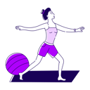 پیش‌نمایش فایل girl-doing-exercise-at-home-4749982 از پک لوکرِتی