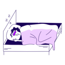 پیش‌نمایش فایل girl-sleeping-during-night-4749992 از پک لوکرِتی