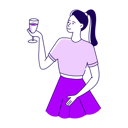پیش‌نمایش فایل woman-holding-glass-of-wine-4749964 از پک لوکرِتی