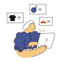 پیش‌نمایش فایل woman-doing-online-shopping-4967370 از پک للیو