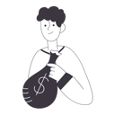 پیش‌نمایش فایل businessman-saving-cash-4965824 از پک نِولی