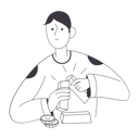 پیش‌نمایش فایل man-holding-gold-bar-and-coins-4965833 از پک نِولی