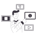 پیش‌نمایش فایل man-working-on-video-marketing-5128614 از پک نِولی