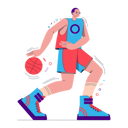 پیش‌نمایش فایل basketball-player-4973864 از پک سپورری