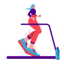 پیش‌نمایش فایل girl-running-on-the-treadmill-4973849 از پک سپورری