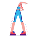 پیش‌نمایش فایل girl-stretching-after-workout-4973876 از پک سپورری