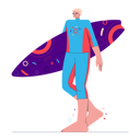 پیش‌نمایش فایل guy-with-surfboard-4973857 از پک سپورری