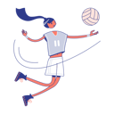 پیش‌نمایش فایل girl-playing-volleyball-4980483 از پک زینکلی