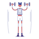 پیش‌نمایش فایل girl-with-dumbbells-4980486 از پک زینکلی