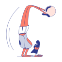 پیش‌نمایش فایل gymnast-with-ball-4980503 از پک زینکلی