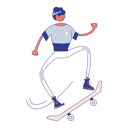 پیش‌نمایش فایل skater-guy-4980505 از پک زینکلی