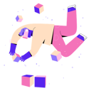 پیش‌نمایش فایل man-collects-cubes-in-virtual-reality-5273351 از پک وِنلی