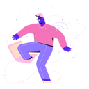 پیش‌نمایش فایل man-enters-the-online-world-5273357 از پک وِنلی