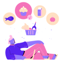 پیش‌نمایش فایل woman-doing-virtual-grocery-shopping-5273371 از پک وِنلی