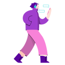 پیش‌نمایش فایل man-chatting-on-phone-while-walking-5272722 از پک جولِتی