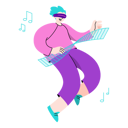 پیش‌نمایش فایل man-playing-the-virtual-piano-5272726 از پک جولِتی