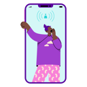 پیش‌نمایش فایل woman-turns-off-virtual-alarm-clock-5272730 از پک جولِتی