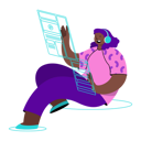 پیش‌نمایش فایل woman-watching-video-in-virtual-displays-5272748 از پک جولِتی
