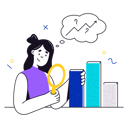 پیش‌نمایش فایل woman-with-a-magnifying-glass-analyzes-business-data-5689095 از پک ونِلی