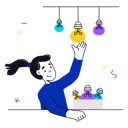 پیش‌نمایش فایل woman-with-business-idea-5689087 از پک ونِلی