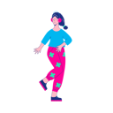 پیش‌نمایش فایل girl-dancing-while-listening-music-6309713 از پک آواتارها
