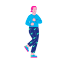 پیش‌نمایش فایل young-girl-showing-thumbs-up-6309690 از پک آواتارها