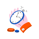 پیش‌نمایش فایل financial-clock-6408372 از پک امور مالی