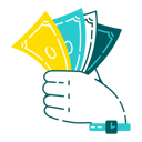 پیش‌نمایش فایل holding-money-in-hand-6936549 از پک امور مالی