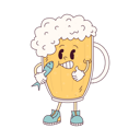 پیش‌نمایش فایل beer-mug-and-fish-7299220 از پک غذا رترو