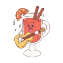 پیش‌نمایش فایل cocktail-plays-guitar-7299224 از پک غذا رترو