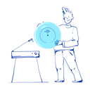 پیش‌نمایش فایل boy-turns-on-record-player-7663727 از پک کیرتو