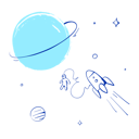 پیش‌نمایش فایل rocket-flying-to-planet-7663760 از پک کیرتو