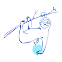 پیش‌نمایش فایل sloth-hanging-from-tree-7663762 از پک کیرتو