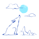پیش‌نمایش فایل wolf-howls-at-moon-7663771 از پک کیرتو